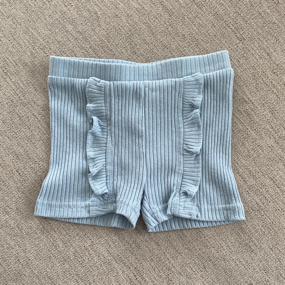 Nicole Miller 18 Months Blue Ruffle Shorts